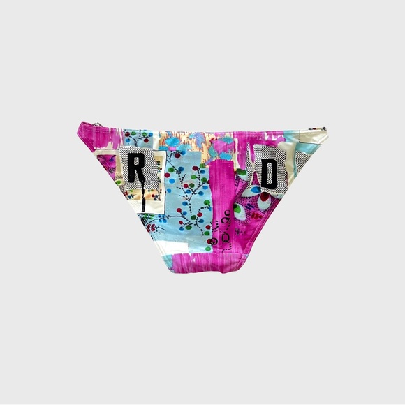 DIOR BY JOHN GALLIANO RARE RHINESTONE SAFETY PIN BIKINI - Picture 2 of 5